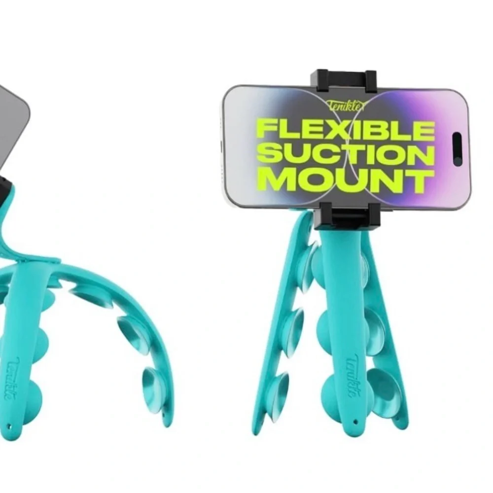 Tentikle Pro Teal Flexible Suction Mount NEW